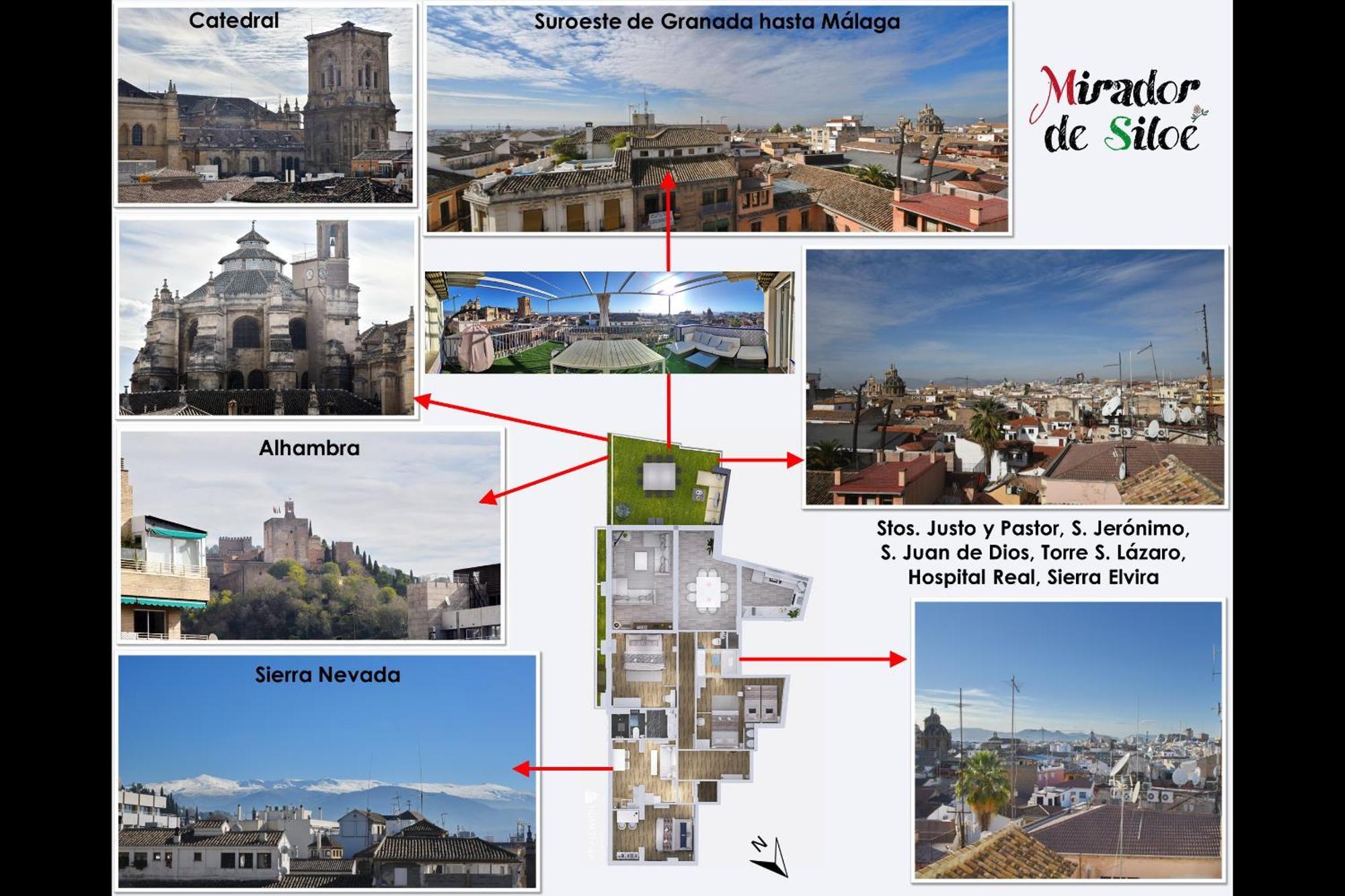 Mirador De Siloe Apartman Granada Kültér fotó